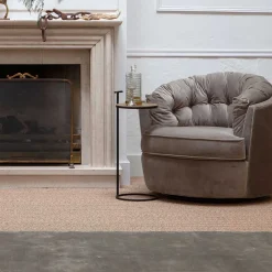 3 Anstelltische in Rund Loft Style - Etobina (dreiteilig)