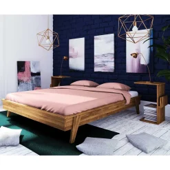 190 cm Bettanlage im Retro Design - Hardus (dreiteilig)