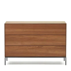 110 cm breite Kommode mit drei Schubladen - Milena