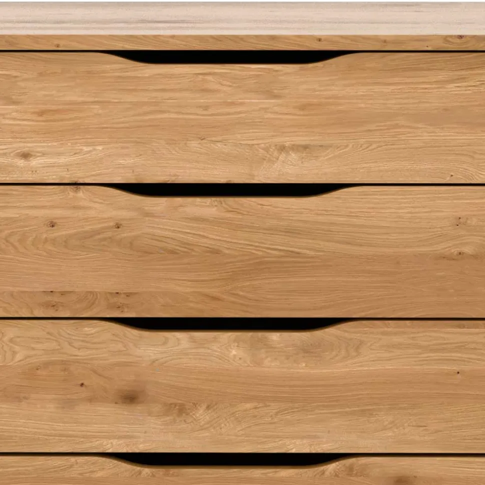 95 cm breite Kommode mit vier Schubladen - Laida