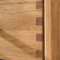 46 cm breite Nachtkommode aus geölter Eiche - Teano