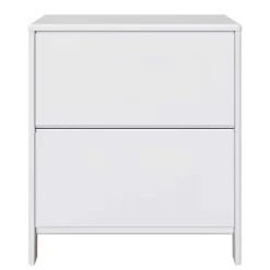 82 cm breite Schuhkommode in Weiß gewachst - Oranias