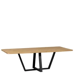 240 cm breiter Esszimmertisch aus Eichenholz - Serinina