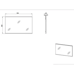 246 cm breites Flurmöbel Set modern - Orsecca (fünfteilig)