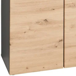 122 cm hoher Aktenschrank mit zwei Türen - Kuetra