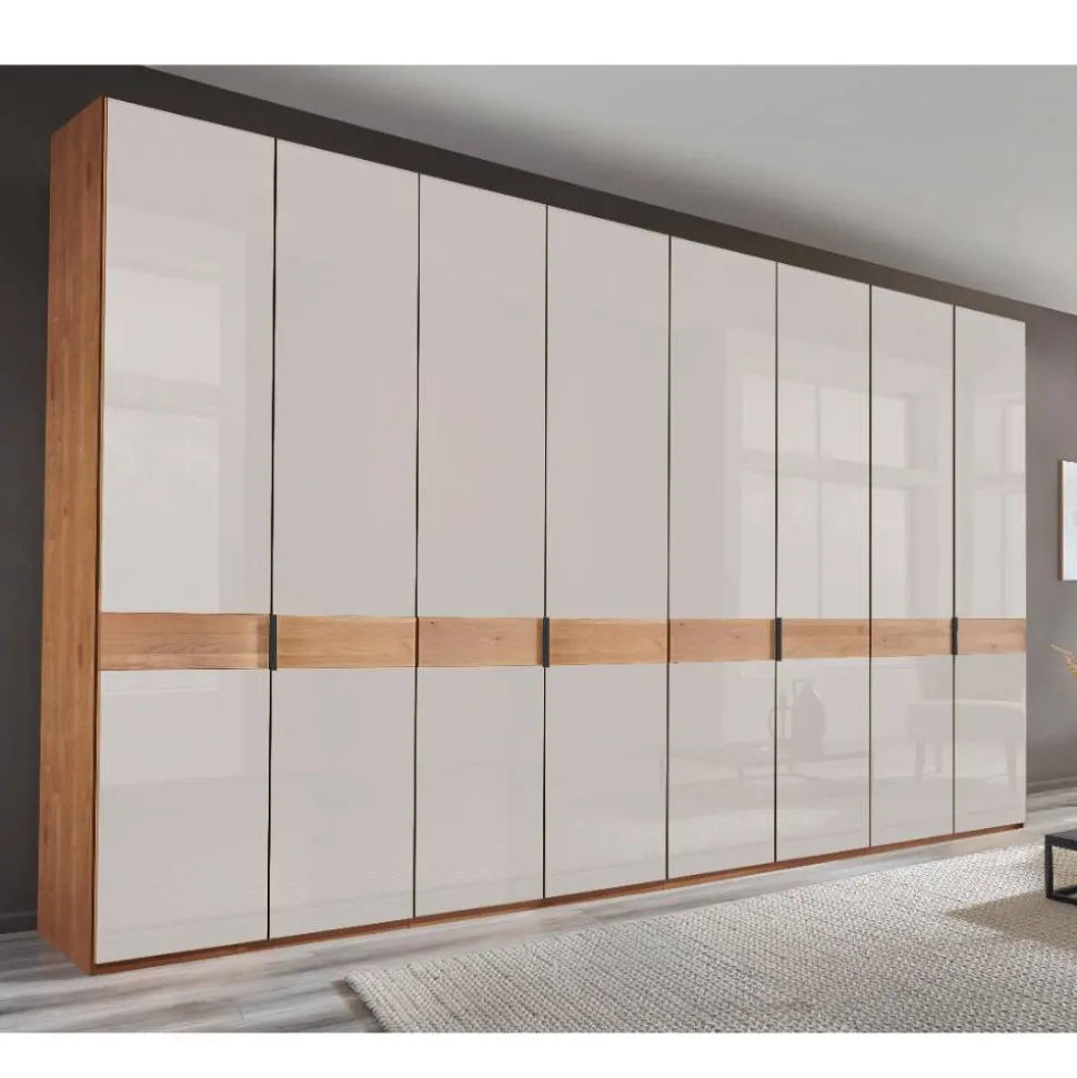 236 cm hoher Kleiderschrank mit acht Türen - Dilacco