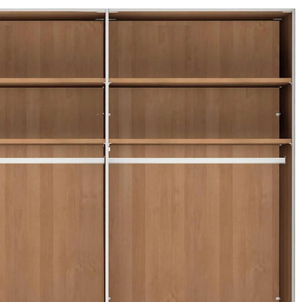 236 cm hoher Kleiderschrank mit acht Türen - Dilacco