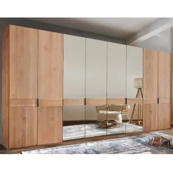 216 cm hoher XXL-Kleiderschrank in Erle - Murray