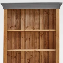 202 cm hohes Landhaus Bücherregal zweifarbig - Eshelas