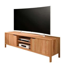 48 cm hohes TV Board aus Kernbuche Massivholz - Lana