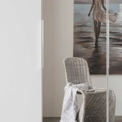 250 cm Kleiderschrank mit Falt- und Drehtüren - Dastrata