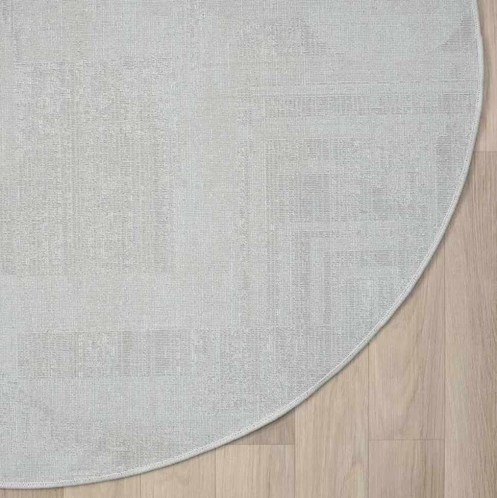 120 cm runder Teppich gemustert - Anika