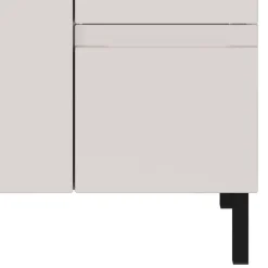 60 cm Waschbeckenschrank in Hellgrau - Dadra