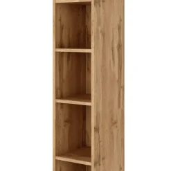 7 Fächer Badzimmer Regal in Holz Optik - Lemnas