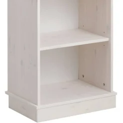 5 Fächer Regal in Weiß und Kiefer Honig - Zentra