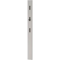 3 Haken Garderobenpaneel in Hellgrau - That