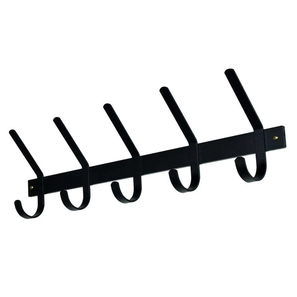 5 Haken Wand-Garderobe aus Stahl - Soera