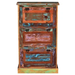 3 Klappen Schuhkommode im Shabby Chic - Jamaica