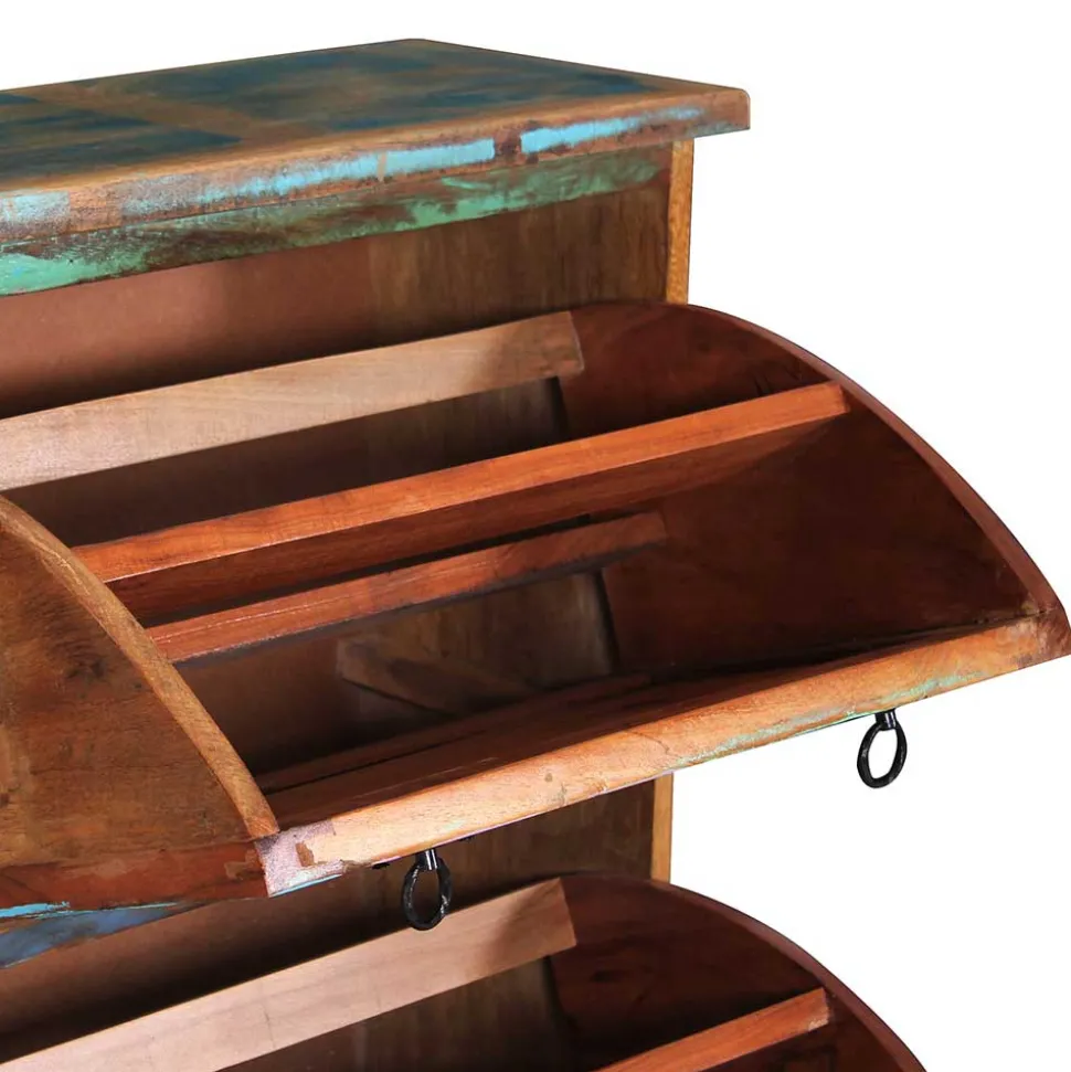 3 Klappen Schuhkommode im Shabby Chic - Jamaica