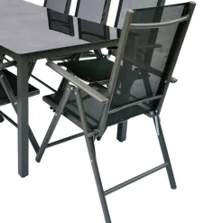 8 Personen Garten-Sitzgruppe Set - Micaelo (neunteilig)