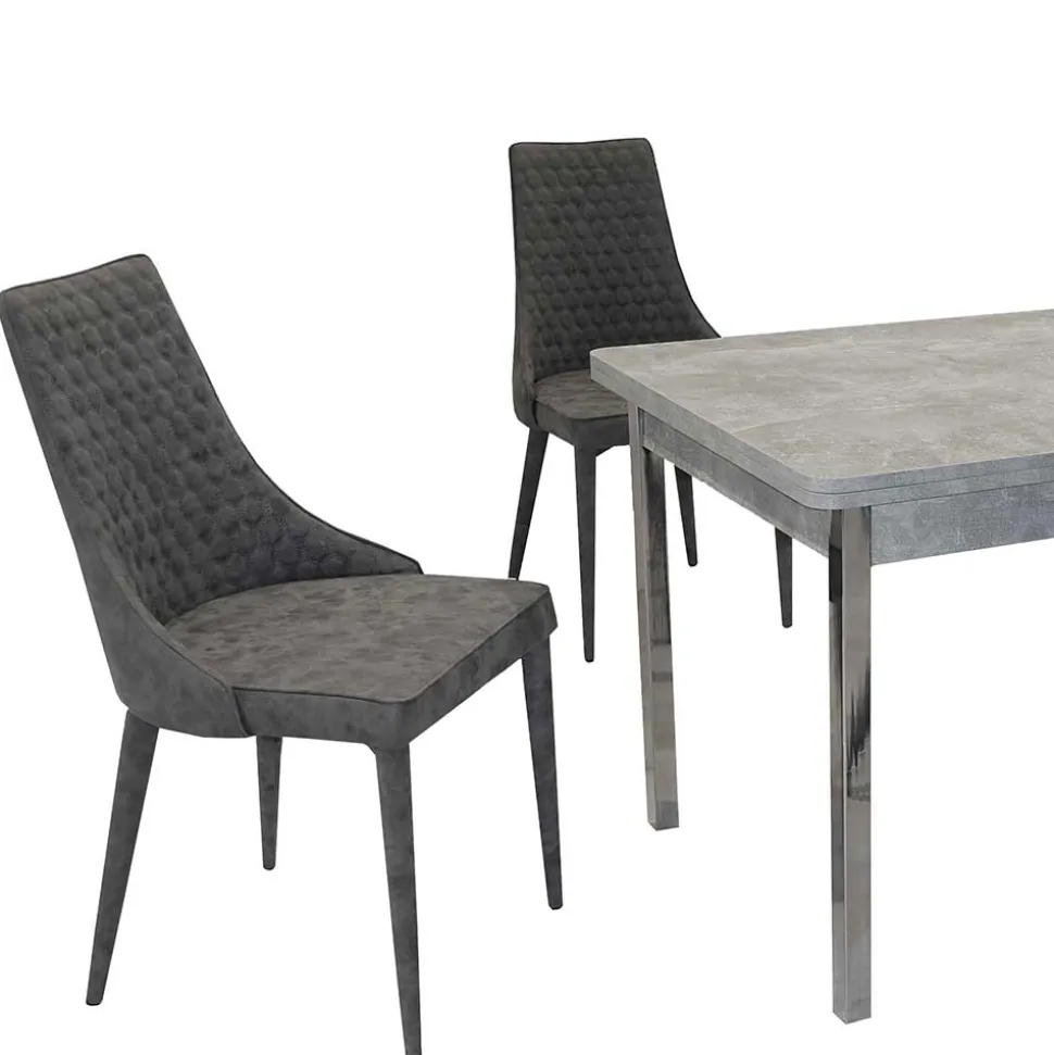 4 Personen Tischgruppe günstig - Times (fünfteilig)