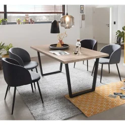 4 Personen Tischgruppe mit Armlehnern - Pelicano (fünfteilig)