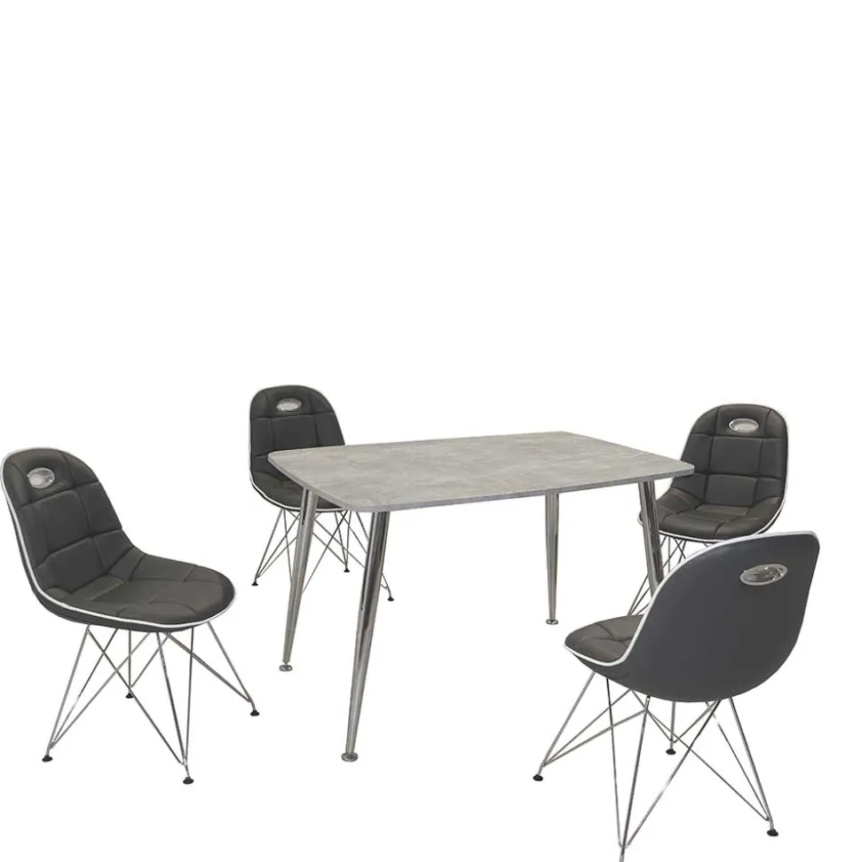 4 Personen Tischset modern - Exklusiva (fünfteilig)