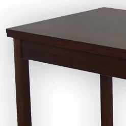 4 Stühle mit Tisch in Nussbaum - Sutra (fünfteilig)