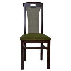 4 Stühle mit Tisch in Nussbaum - Sutra (fünfteilig)