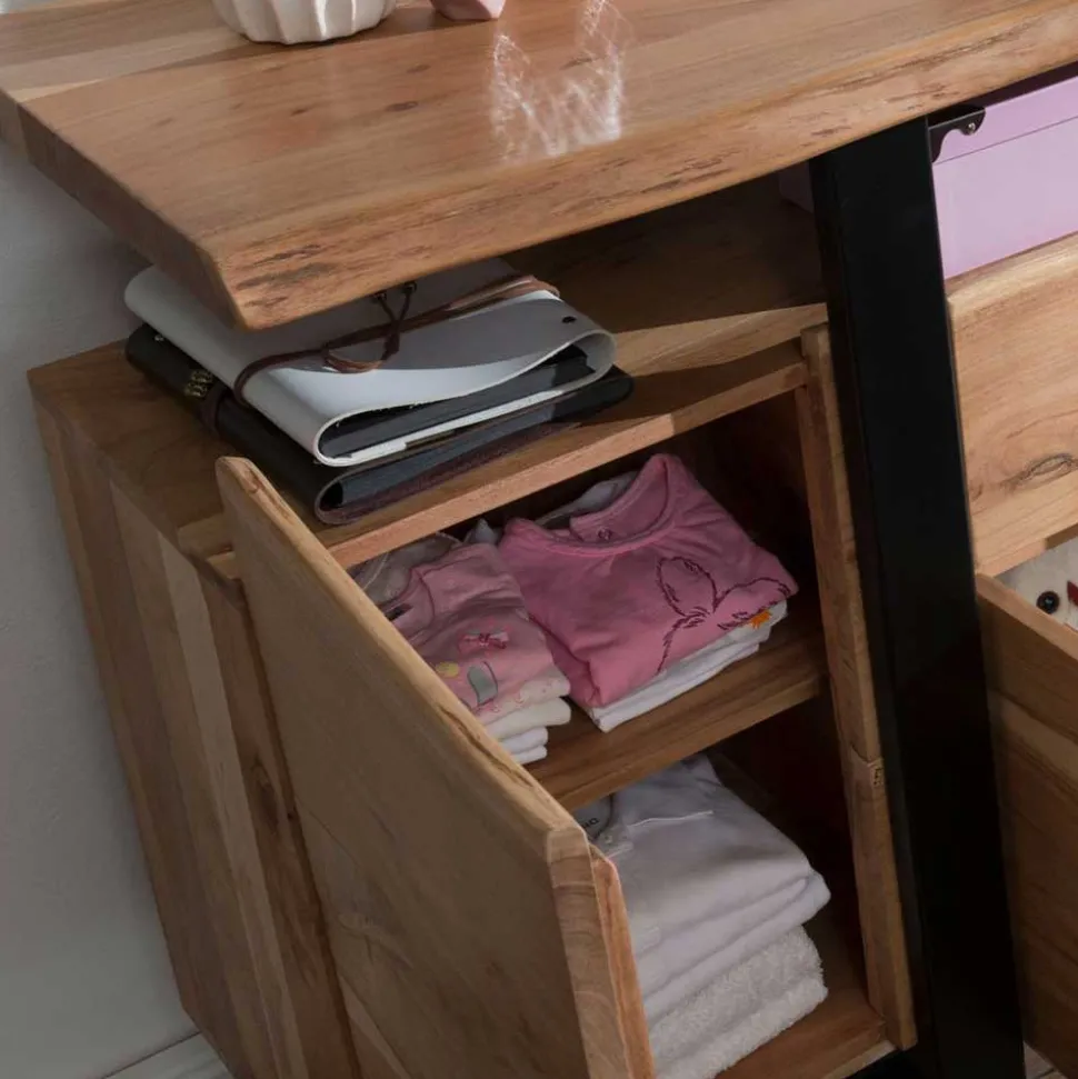Abgefahrenes Design Sideboard aus Akazie - Lussina