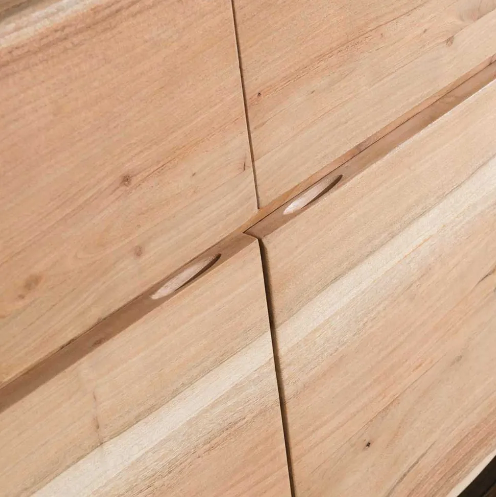 Abgefahrenes Design Sideboard aus Akazie - Lussina