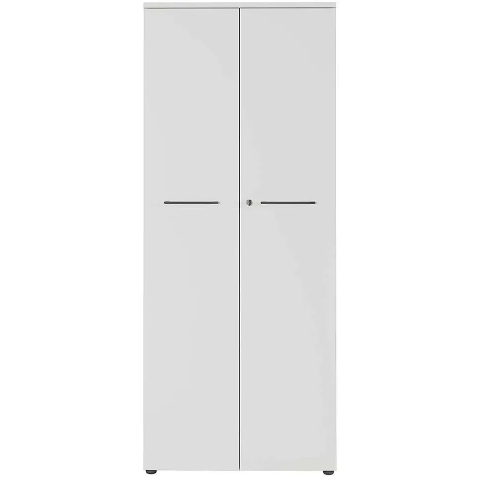 Abschließbarer Akten Büroschrank in Lichtgrau - Ofledio