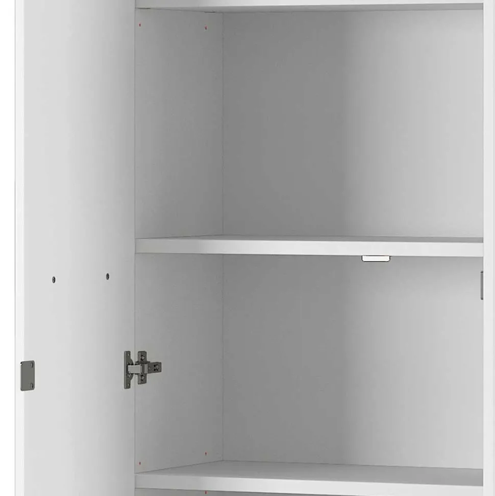 Abschließbarer Akten Büroschrank in Lichtgrau - Ofledio