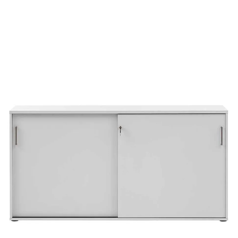 Abschließbarer Büroschrank mit Schiebetüren - Bowsla