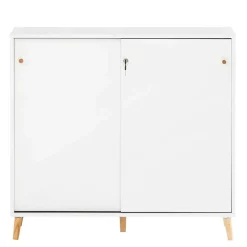 Abschließbarer Officeschrank mit Schiebetüren - Obtin