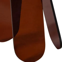 Acryl Beistelltisch in Braun - Lou