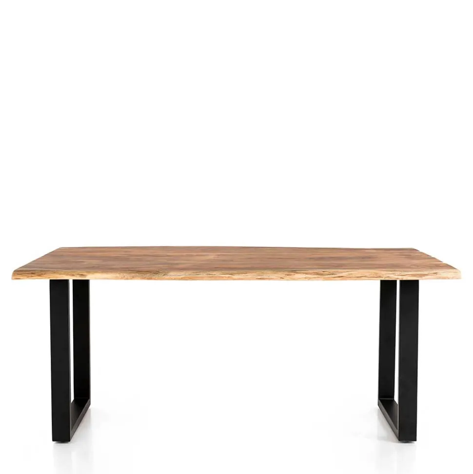 Akazien Esstisch mit Baumkanten - Rai