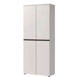 Aktenschrank in Hellgrau mit Schwarz - Great