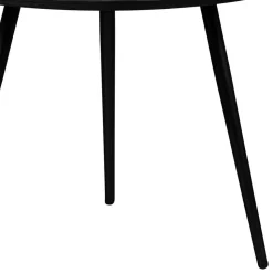 Altholz Beistelltisch aus Teak in Schwarz - Gagg