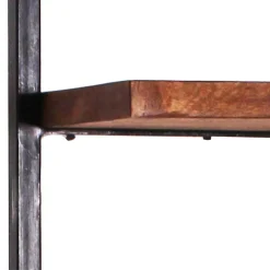 Altmetall Loft Wandregal mit 2 Holzböden - Mendoza