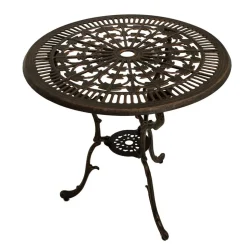 Aluguss Gartentisch in Bronze - Scotia