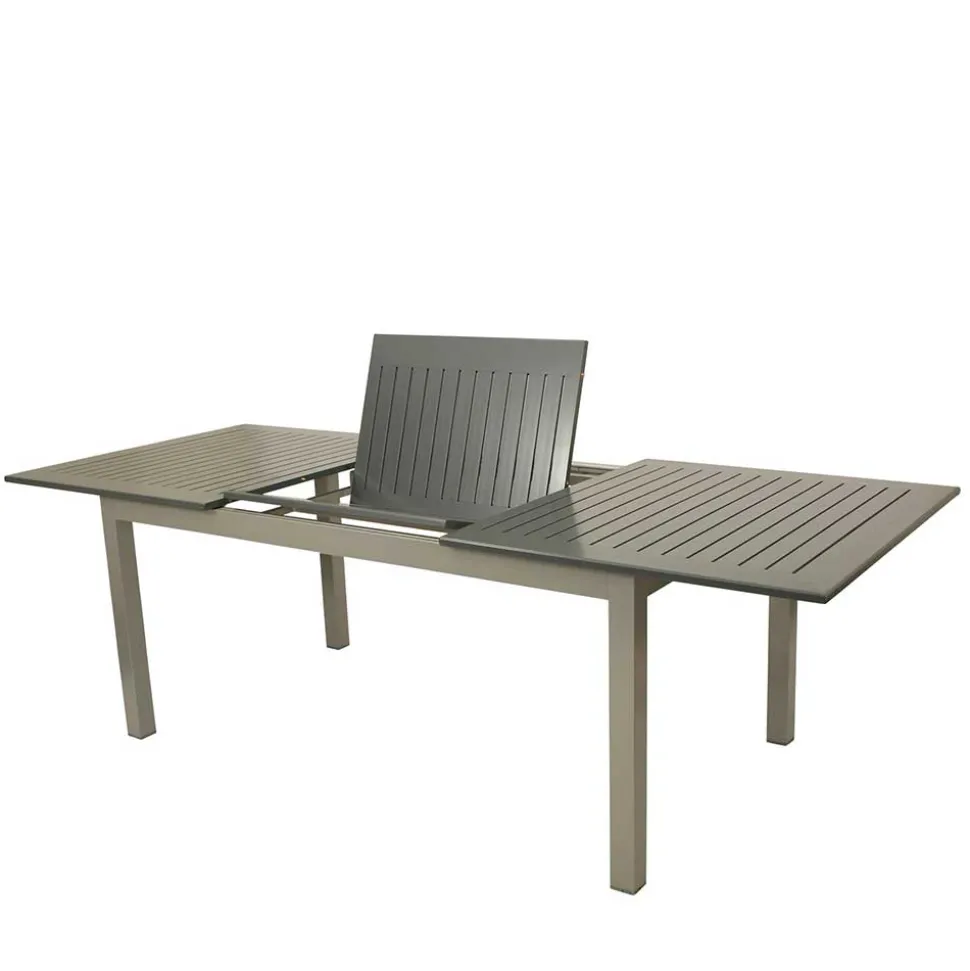 Aluminium Gartentisch mit Mittelauszug - Silvia