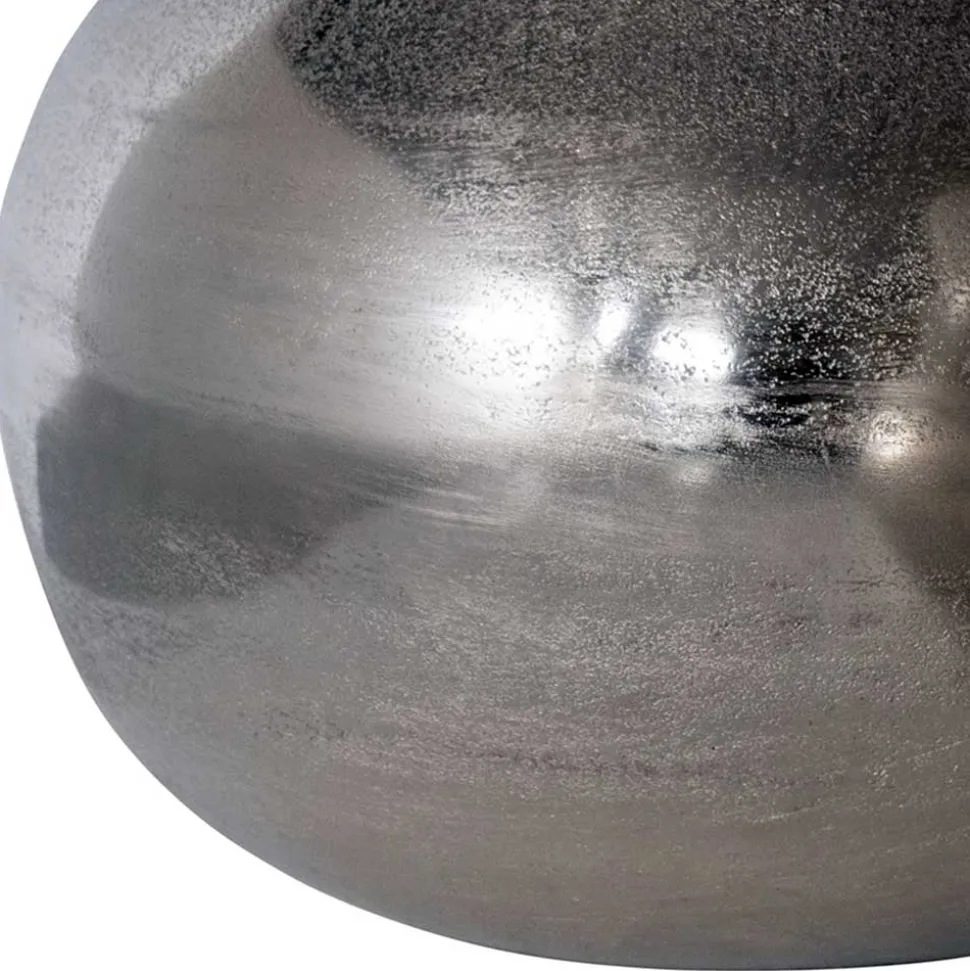 Aluminium Vasen in Silberfarben - Kisana (2er Set)