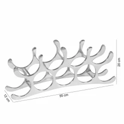 Aluminium Weinflaschenhalter Forca im Design modern