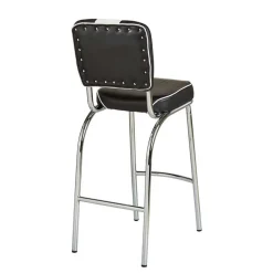 American Diner Bartisch Set Barataria mit 4 Stühlen (fünfteilig)