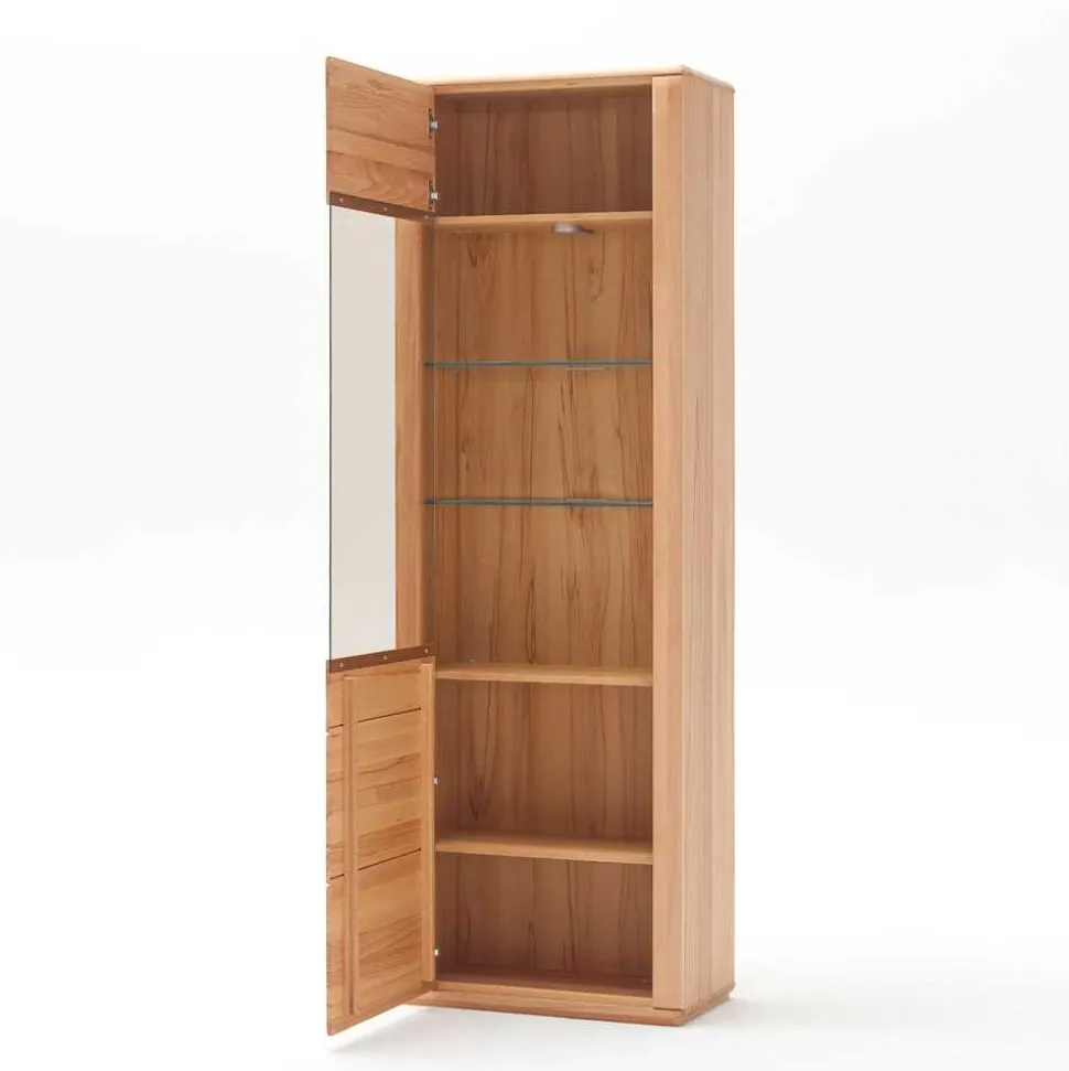 Anbauwand Athias aus Kernbuche (vierteilig)