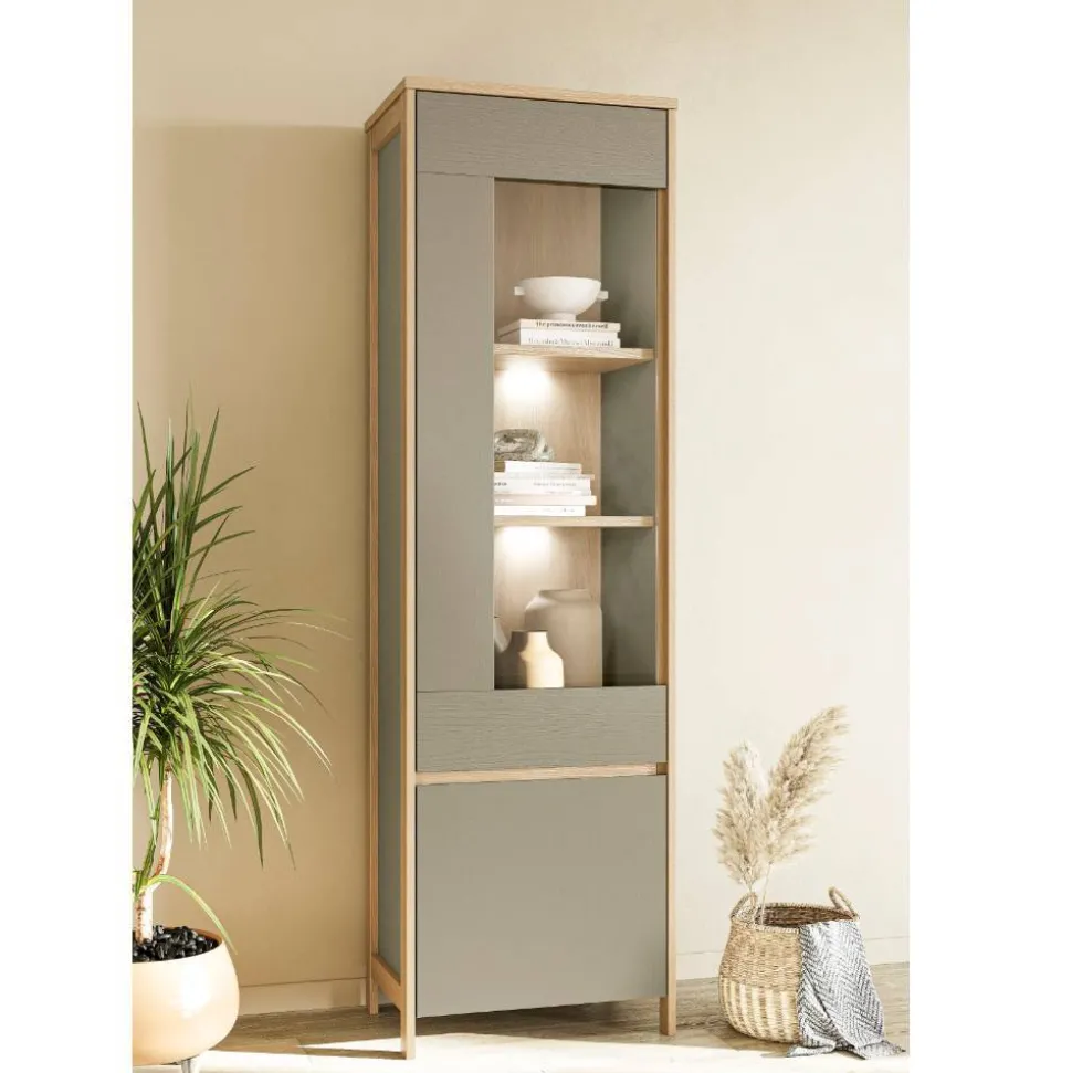 Anbauwand Kombination im Scandi Chic - Promo (vierteilig)