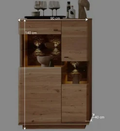 Anbauwand Möbel Kombination modern - Cassna (dreiteilig)