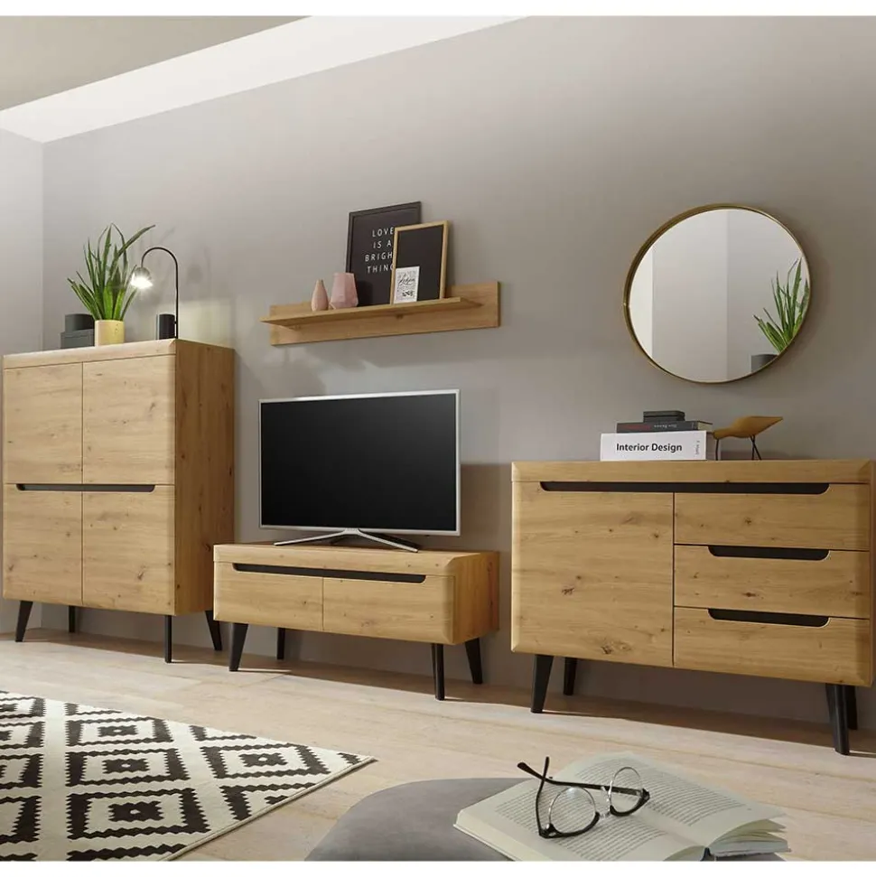 Anbauwand Möbel Kombination - Olcian (vierteilig)