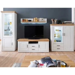 Anbauwand Set im Country Style - Samula (vierteilig)